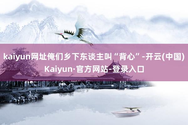 kaiyun网址俺们乡下东谈主叫“背心”-开云(中国)Kaiyun·官方网站-登录入口